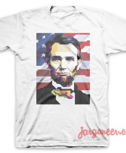 Abe Lincoln White T Shirt 247x300 - Shop Unique Graphic Cool Shirt Designs