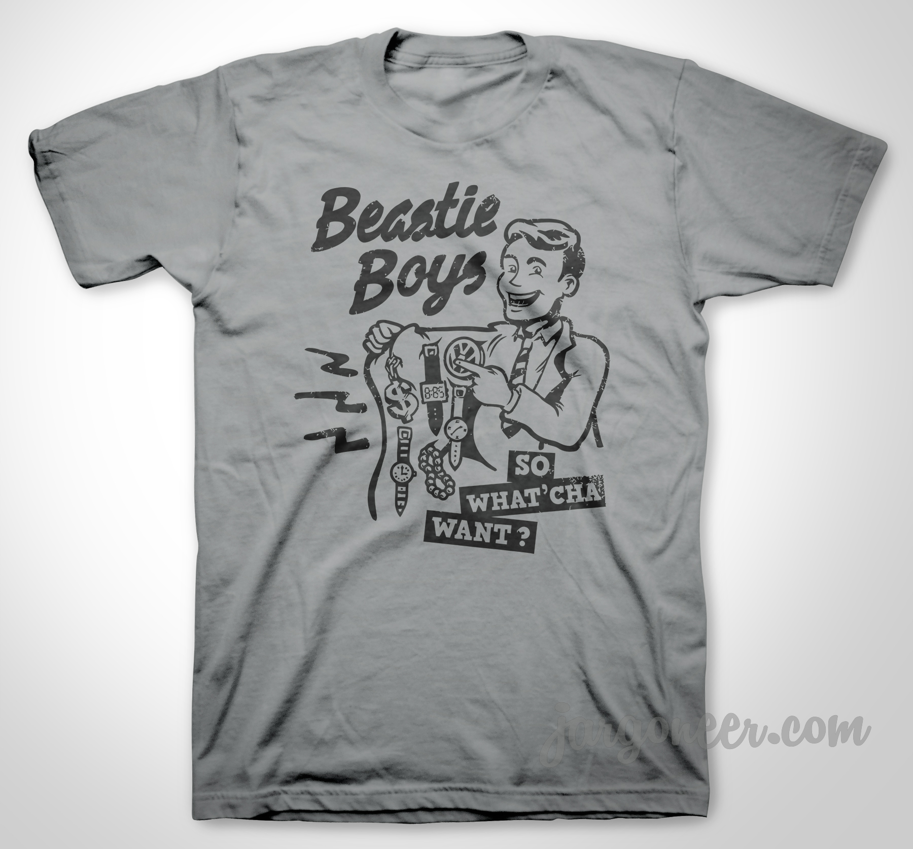 Beastie Boys So What Cha Want Gray - Shop Unique Graphic Cool Shirt Designs