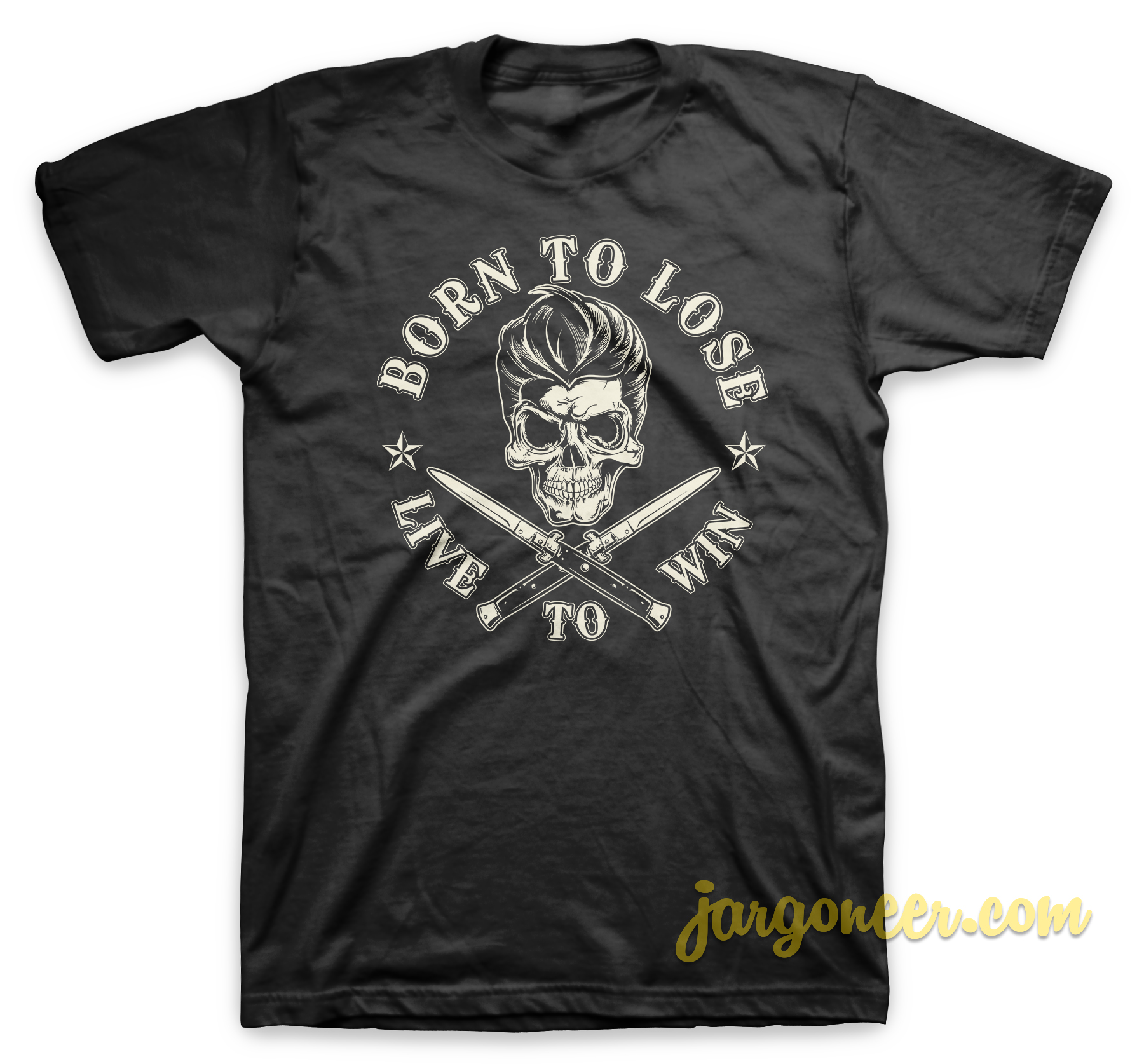Born To Lose Black T Shirt - Shop Unique Graphic Cool Shirt Designs