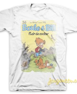 Boule Et Bill Flair De Cocker White T Shirt 247x300 - Shop Unique Graphic Cool Shirt Designs