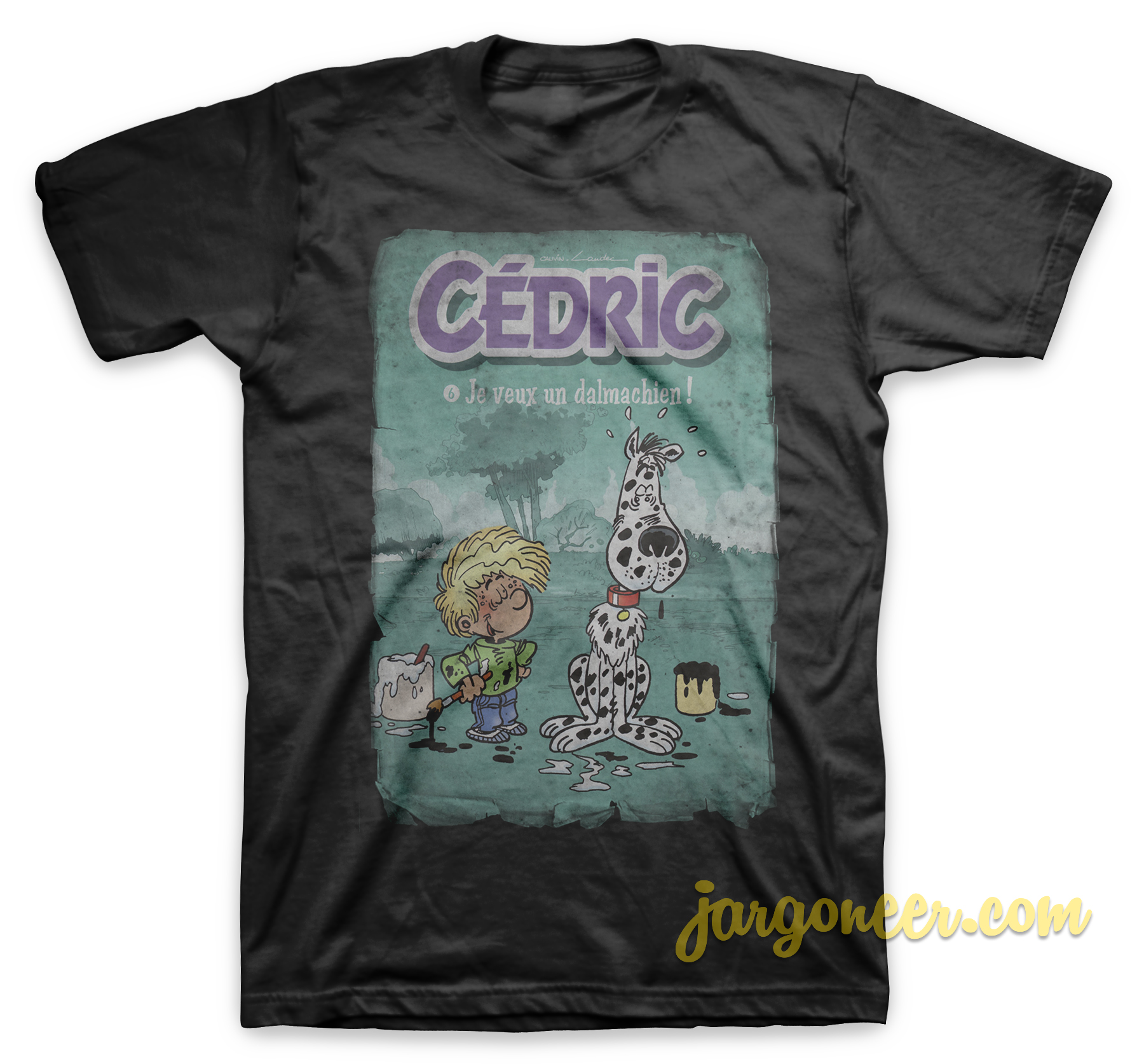 Cedric Dalmachien Black T Shirt - Shop Unique Graphic Cool Shirt Designs