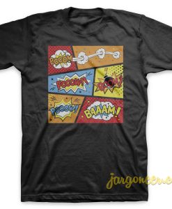 Comic Strips Black T Shirt 247x300 - Shop Unique Graphic Cool Shirt Designs
