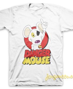 Danger Mouse White T Shirt 247x300 - Shop Unique Graphic Cool Shirt Designs