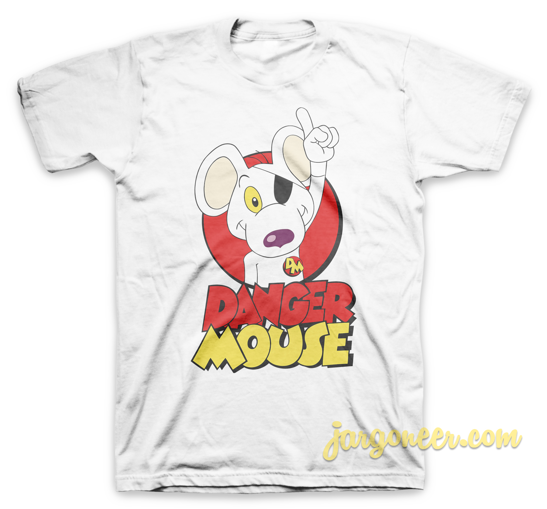 Danger Mouse White T Shirt - Shop Unique Graphic Cool Shirt Designs