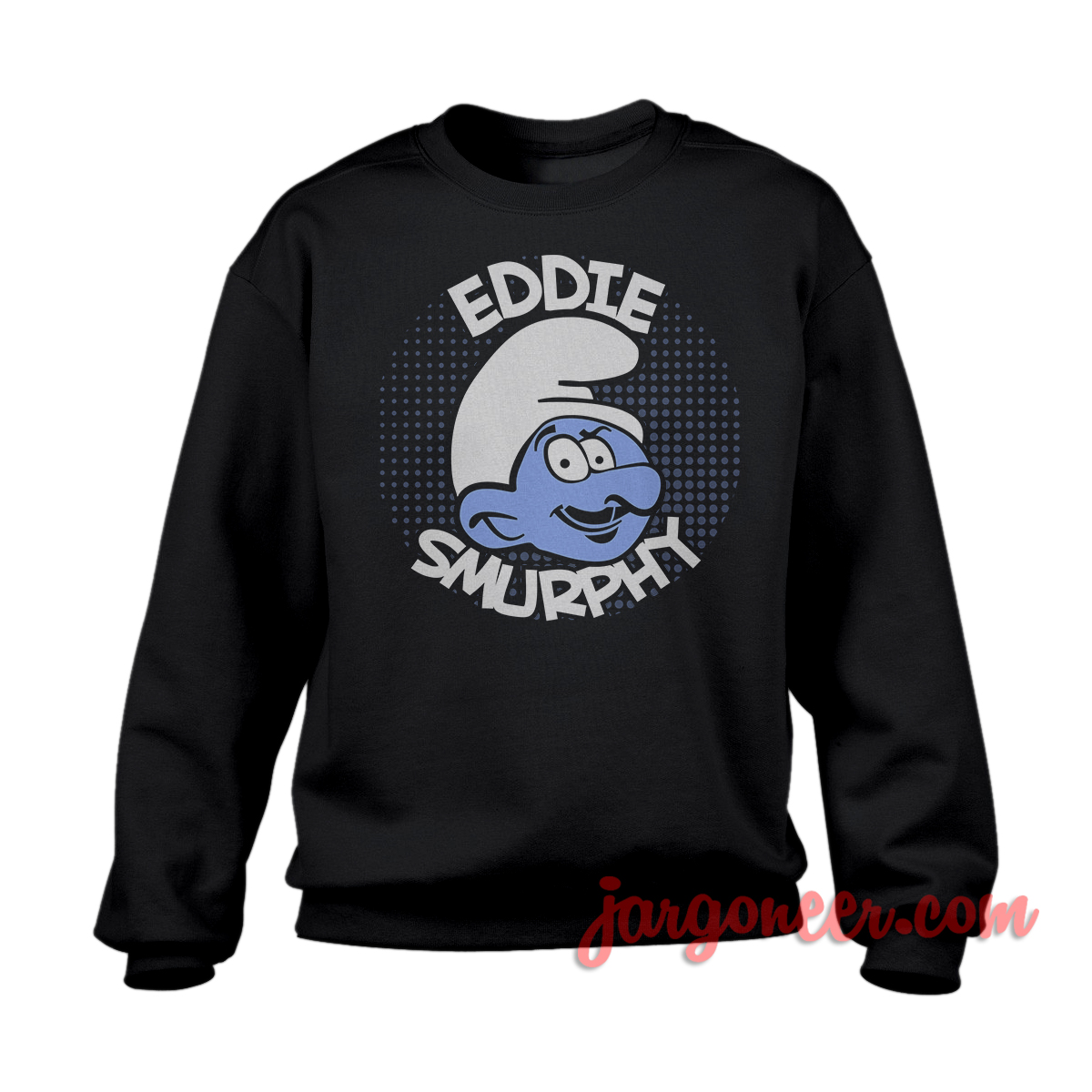 Eddie Smurphy Black SS - Shop Unique Graphic Cool Shirt Designs
