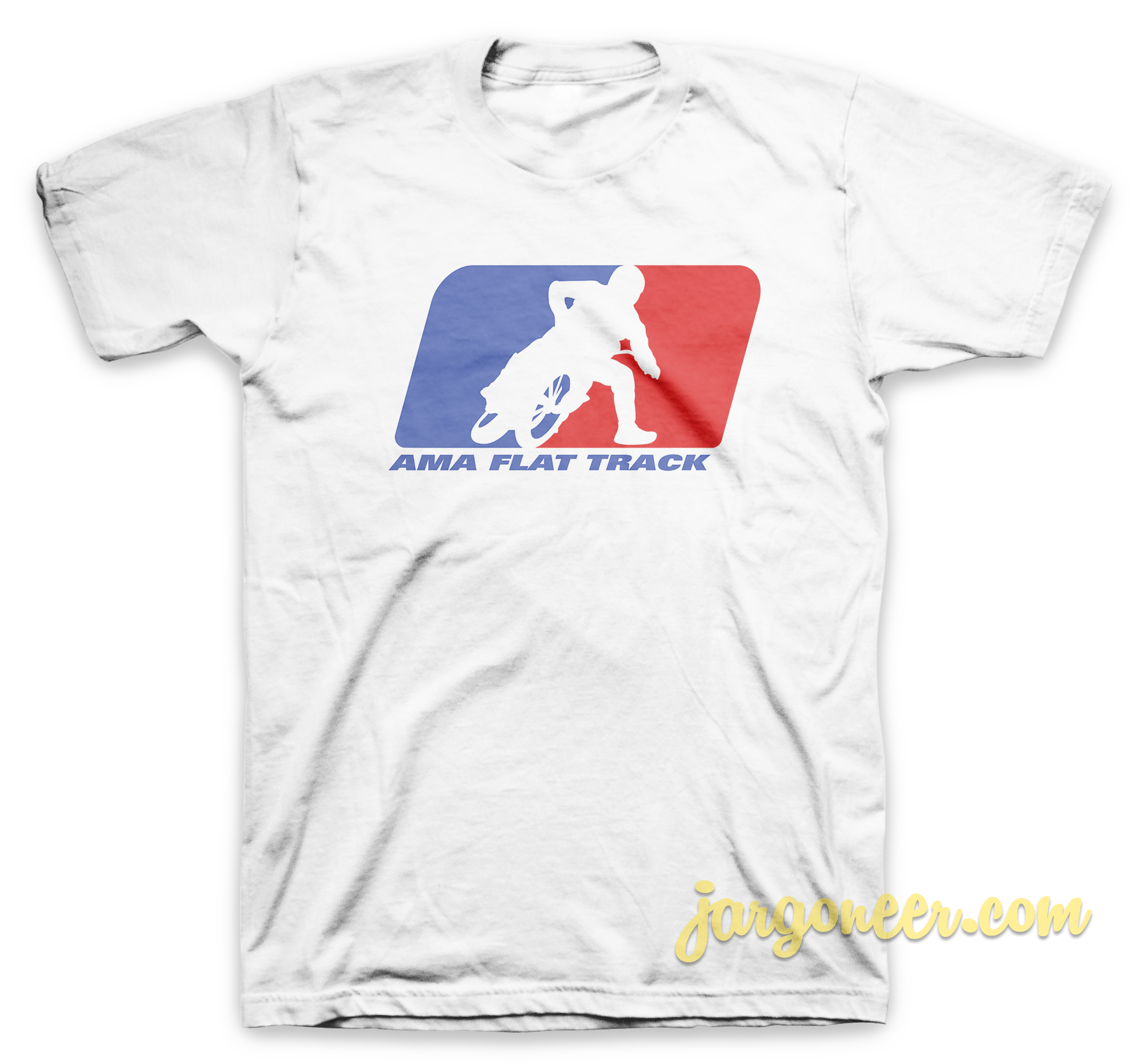 Flat Track Pro White T Shirt - Shop Unique Graphic Cool Shirt Designs