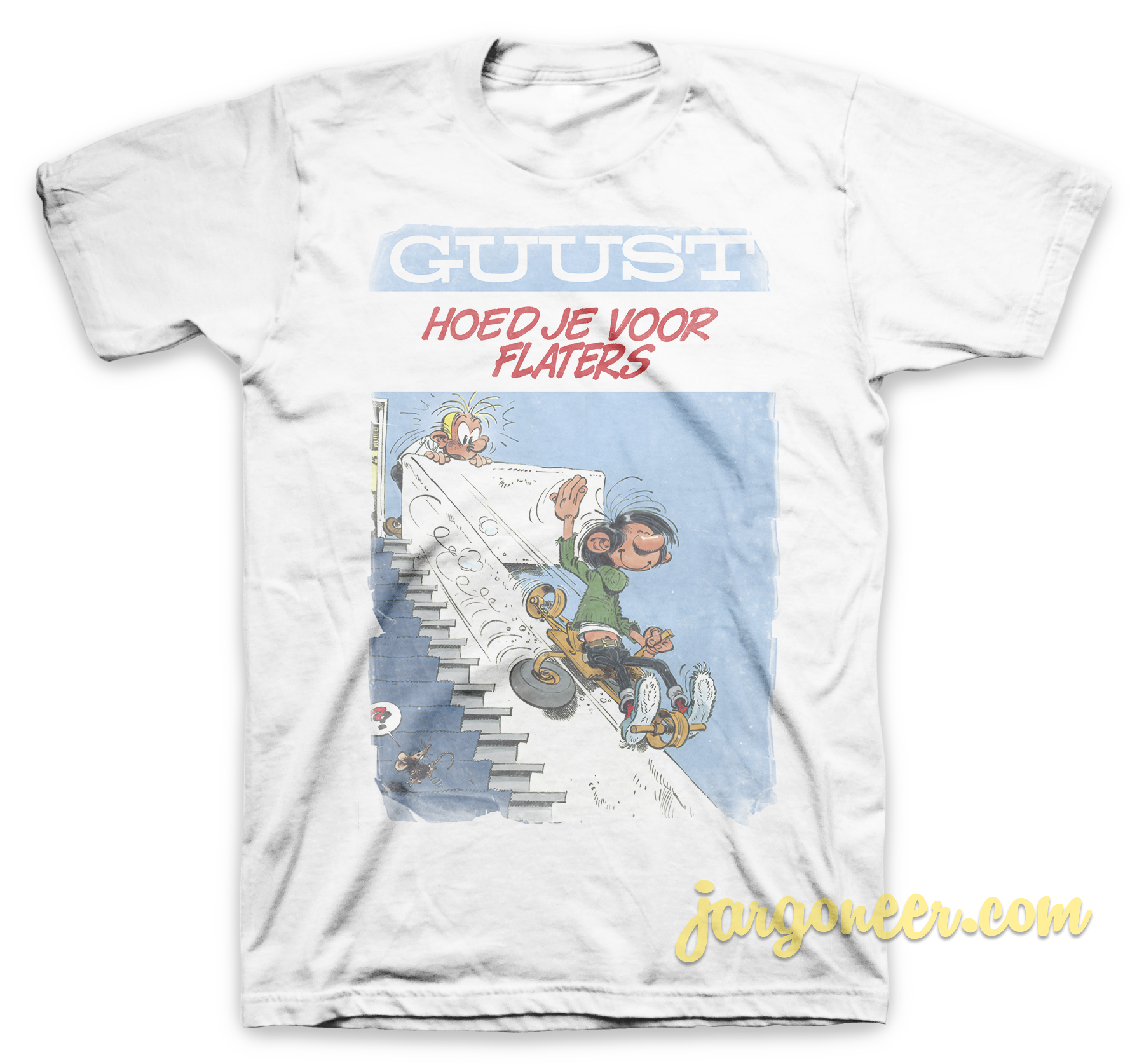 Guust White T Shirt - Shop Unique Graphic Cool Shirt Designs