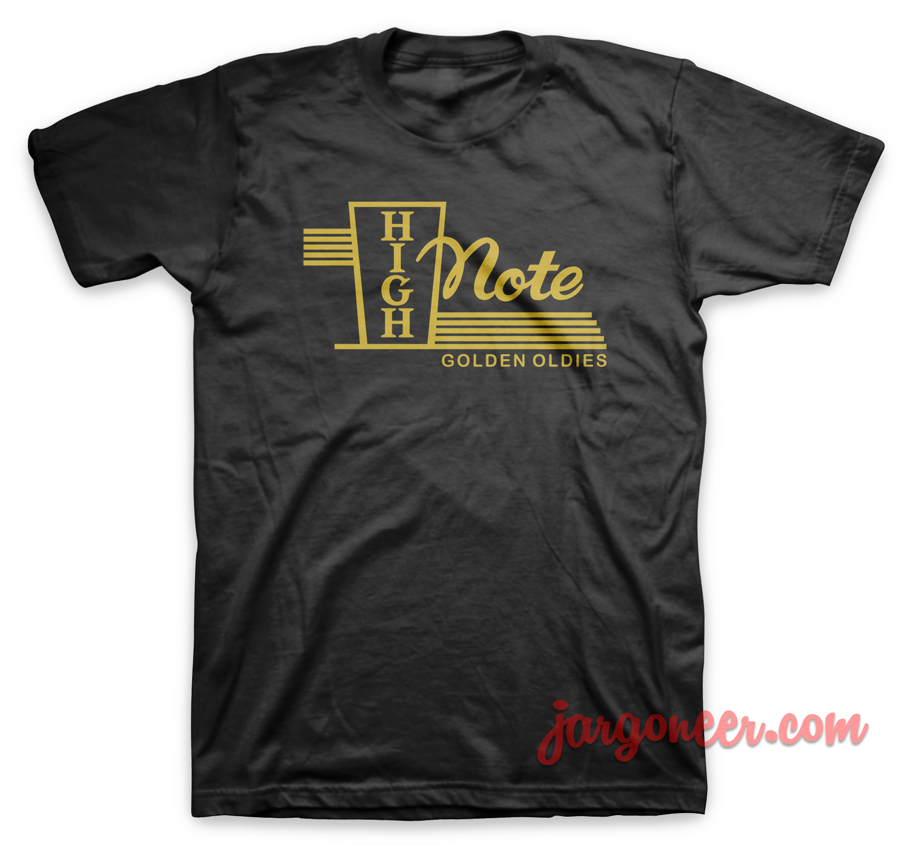 Highnote Golden Oldies Black T Shirt - Shop Unique Graphic Cool Shirt Designs