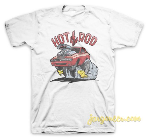 Hotrod On Fire T Shirt