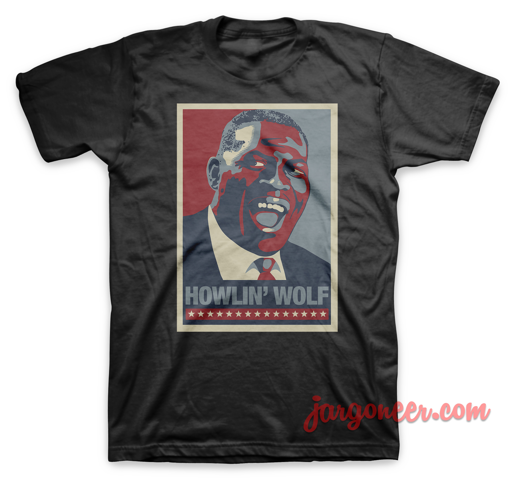 Howling Wolf Hope Black T Shirt - Shop Unique Graphic Cool Shirt Designs