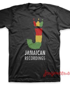 Jamaican Recordings Black T Shirt 247x300 - Shop Unique Graphic Cool Shirt Designs