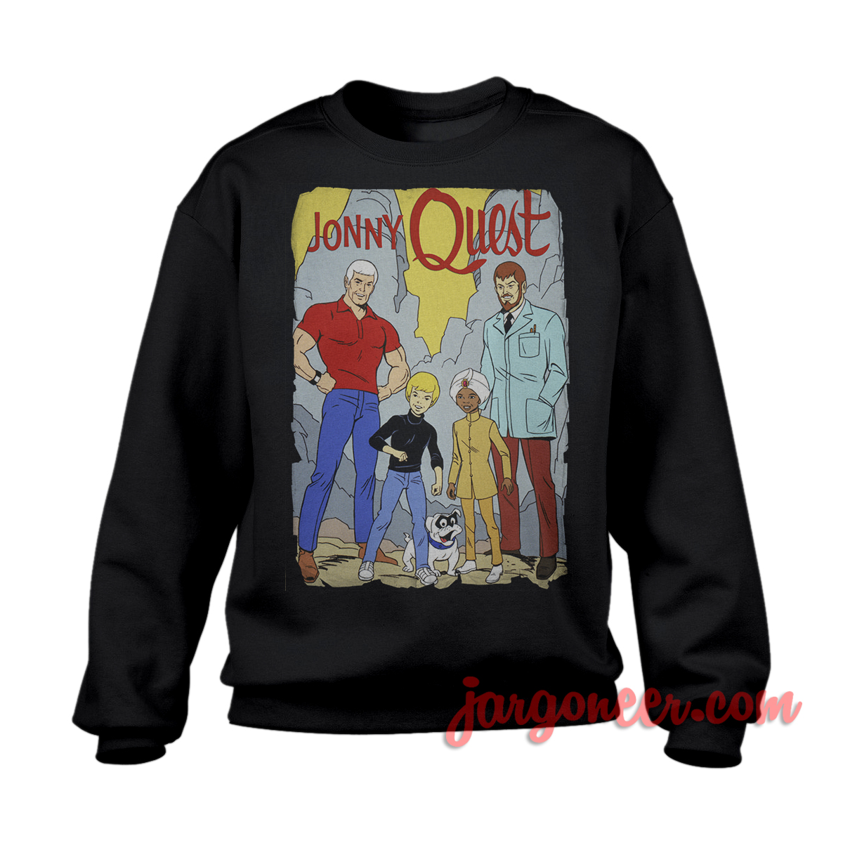 Jonny Quest Black SS - Shop Unique Graphic Cool Shirt Designs