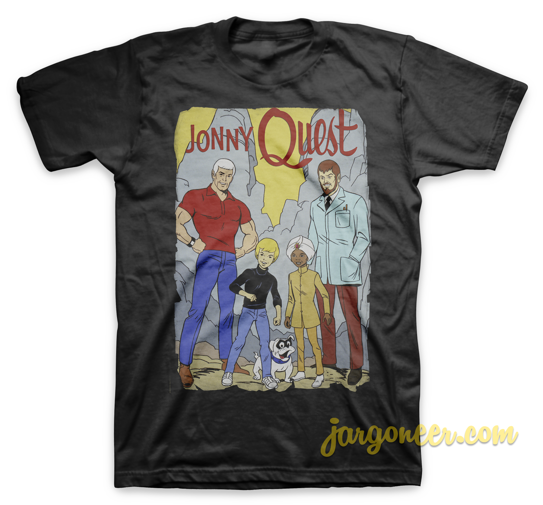 Jonny Quest Black T Shirt - Shop Unique Graphic Cool Shirt Designs