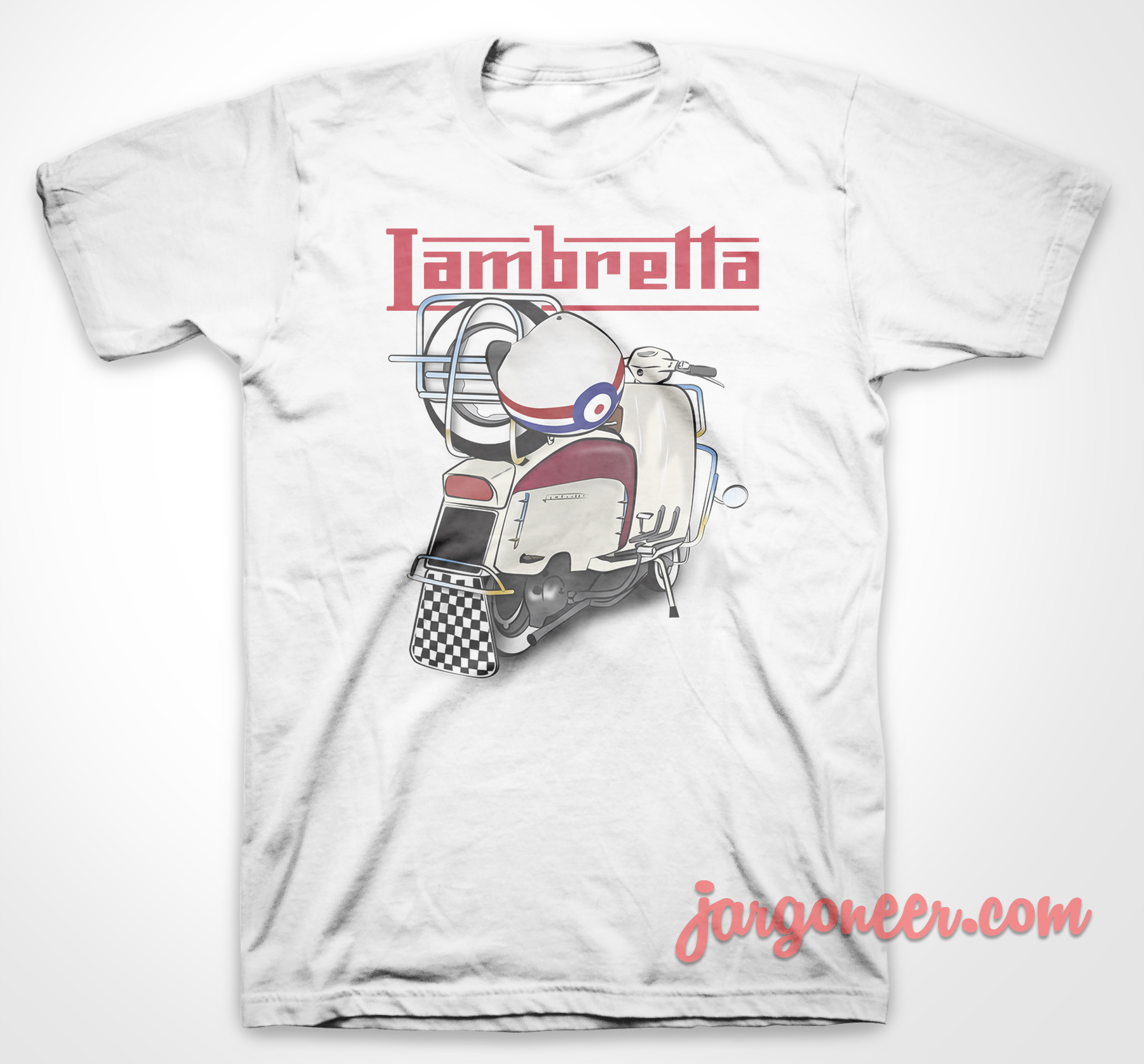 Lambretta White T Shirt - Shop Unique Graphic Cool Shirt Designs