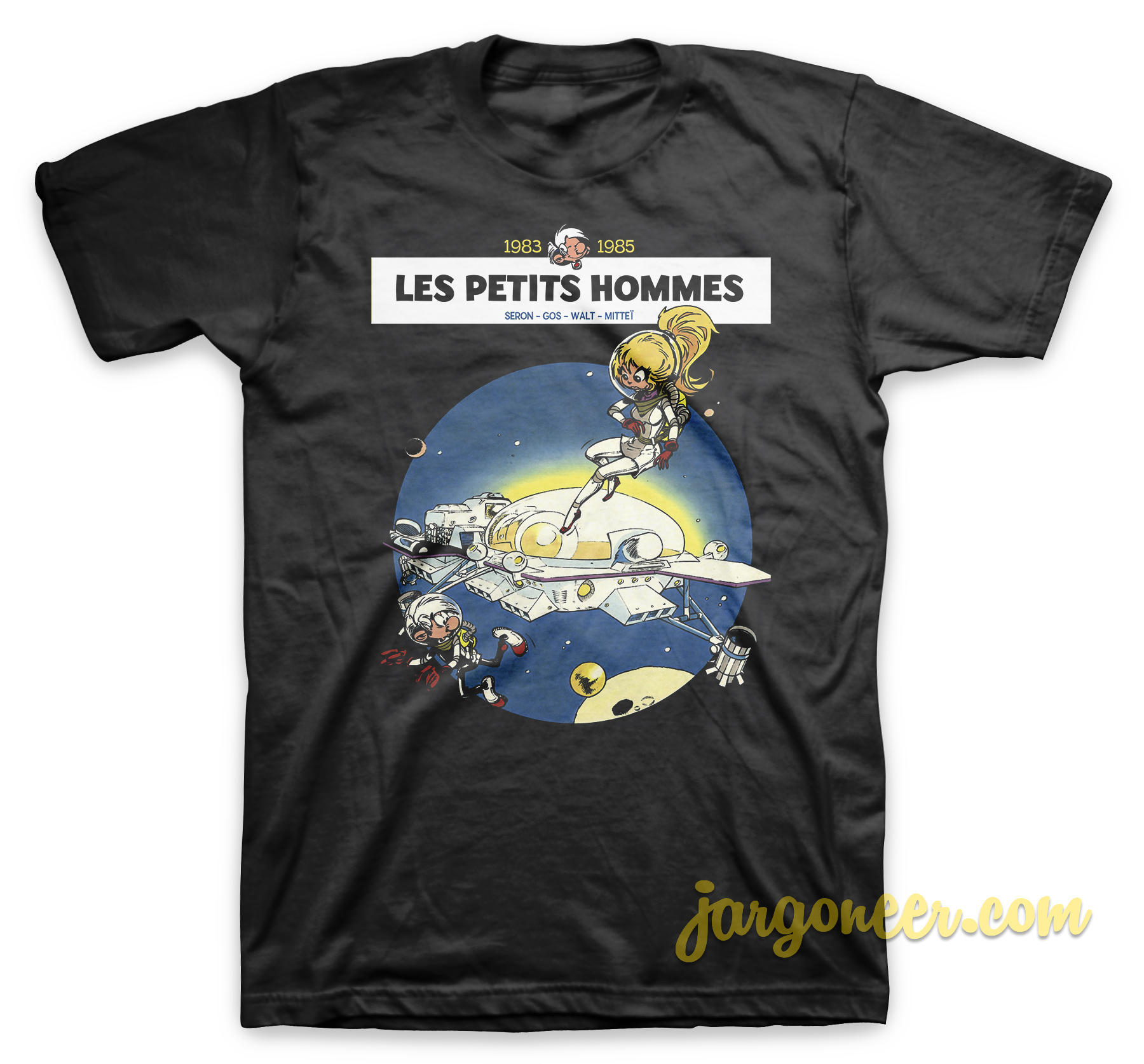Les Petits Hommes Black T Shirt - Shop Unique Graphic Cool Shirt Designs