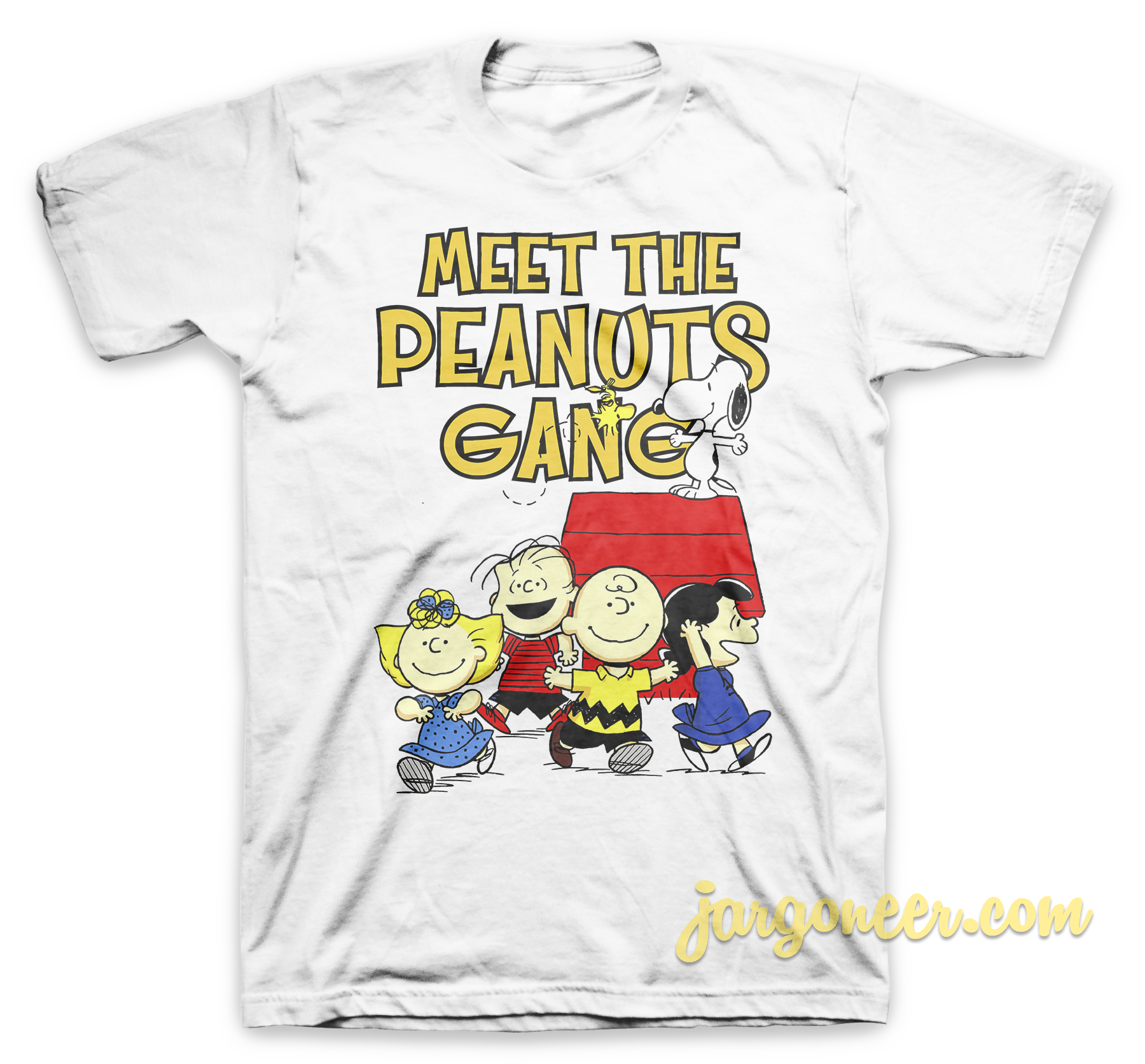 Meet The Peanuts Gang White T Shirt - Shop Unique Graphic Cool Shirt Designs