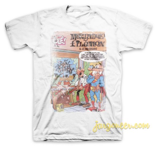 Mortadelo Y Filemon Aniversario T Shirt