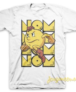 Nom Nom White T Shirt 247x300 - Shop Unique Graphic Cool Shirt Designs