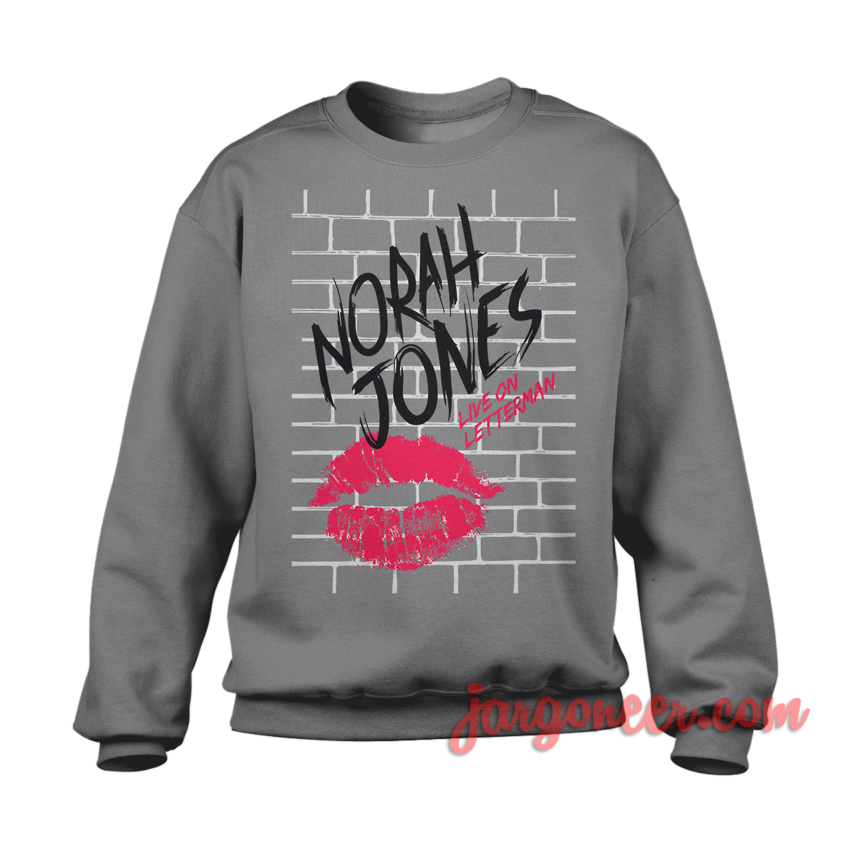 Norah Jones Live On Letterman Gray SS - Shop Unique Graphic Cool Shirt Designs