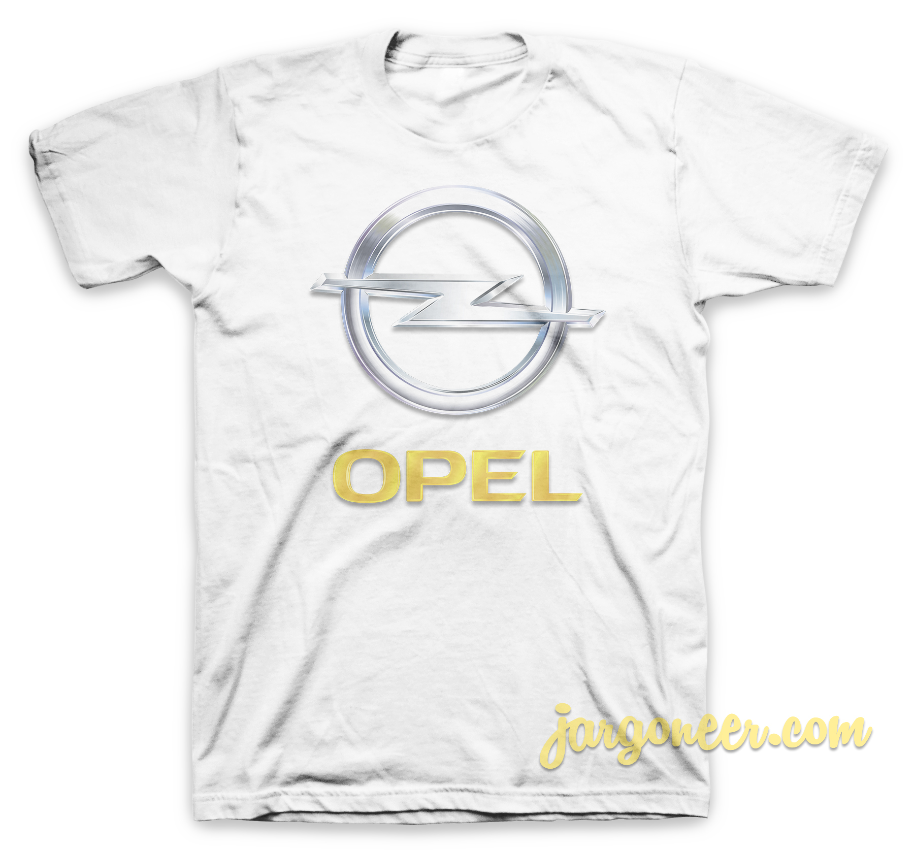 Opel Logo White T Shirt - Shop Unique Graphic Cool Shirt Designs