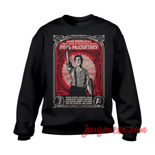 Paul Mc Cartney Benefit Concert Sweatshirt