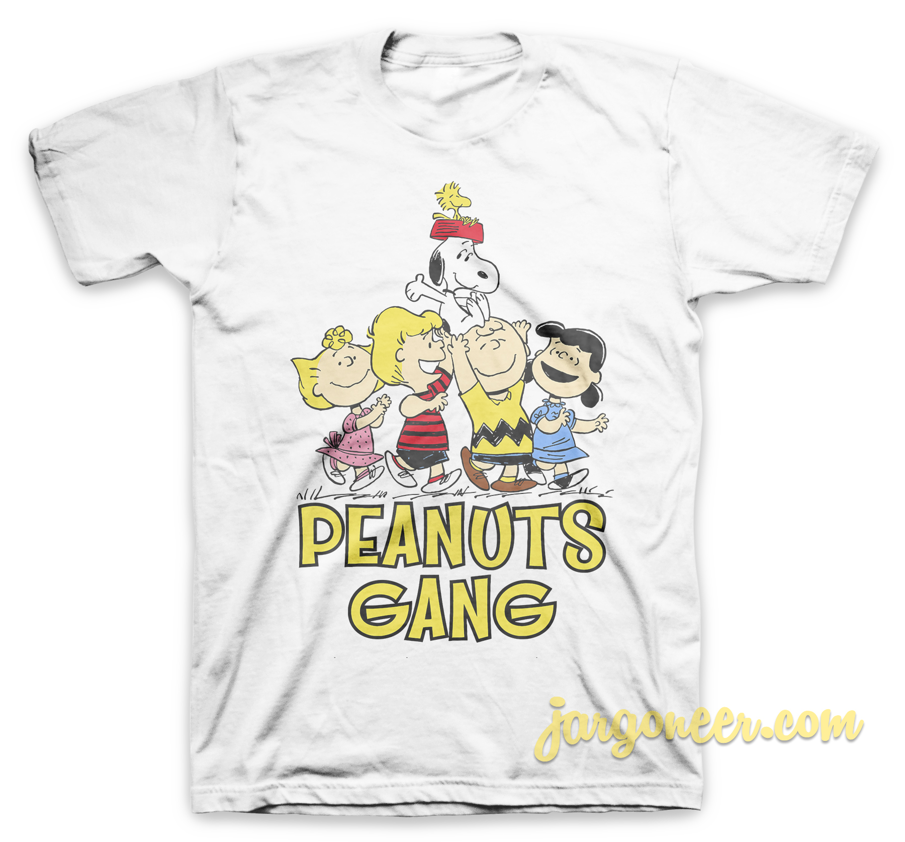 Peanuts Gang White T Shirt - Shop Unique Graphic Cool Shirt Designs