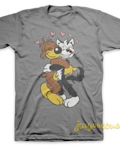 Pif Hercule Full Of Love Gray T Shirt 247x300 - Shop Unique Graphic Cool Shirt Designs