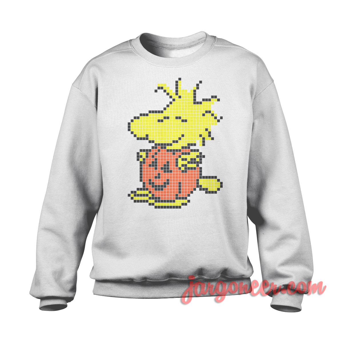Pumpkin Pixel Woodstock White SS - Shop Unique Graphic Cool Shirt Designs