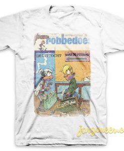 Robbedoes The Exodus White T Shirt 247x300 - Shop Unique Graphic Cool Shirt Designs
