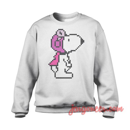 Snoopy Pixel Pilot Sweatshirt