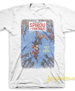 Spirou Alert To Zorkons White T Shirt 247x300 - Shop Unique Graphic Cool Shirt Designs