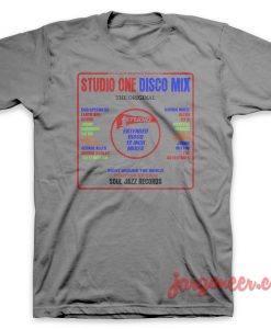 Studio One Disco Mix Gray T Shirt 247x300 - Shop Unique Graphic Cool Shirt Designs