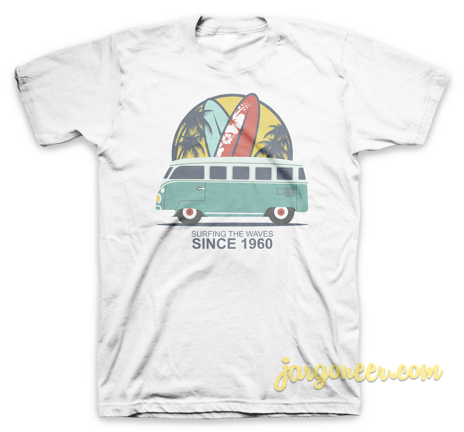 Surfer Combi T-Shirt Size S,M,L,XL,2XL,3XL - Jargoneer.com