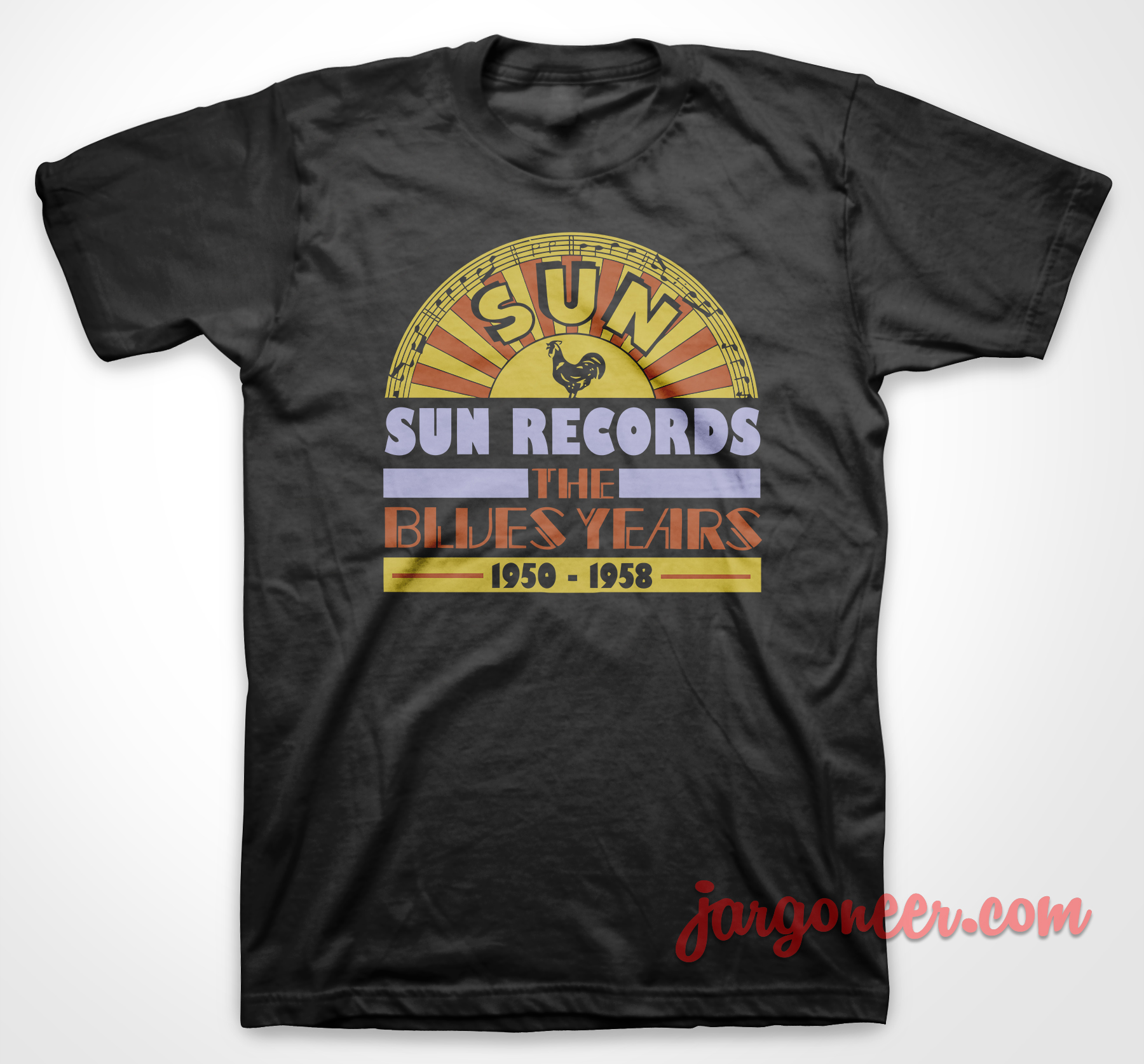 The Blues Years Of Sun Black T Shirt - Shop Unique Graphic Cool Shirt Designs