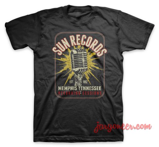 Sun Records The Microphone Of Memphis T Shirt