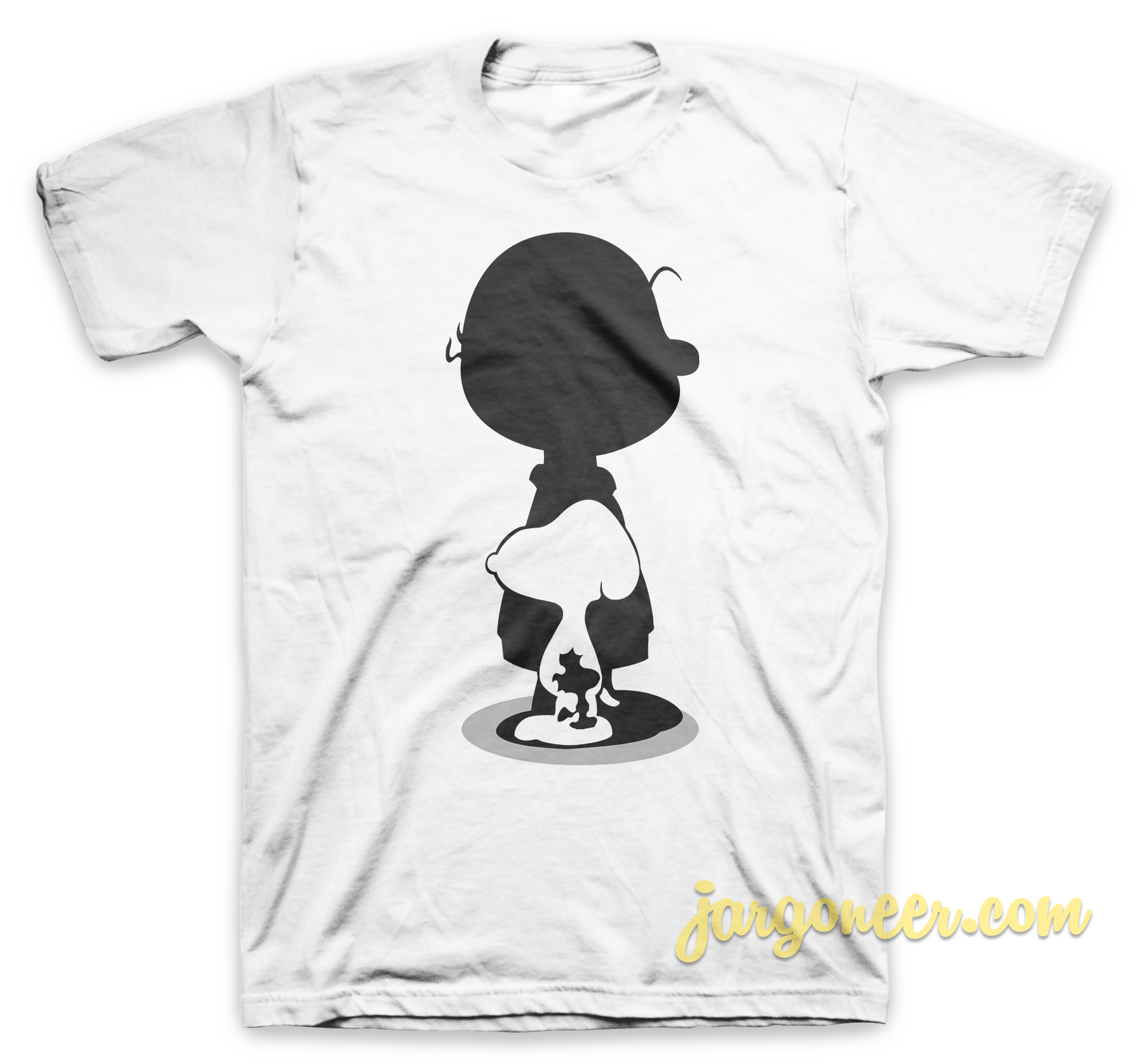 The Peanuts Silhouette White T Shirt - Shop Unique Graphic Cool Shirt Designs