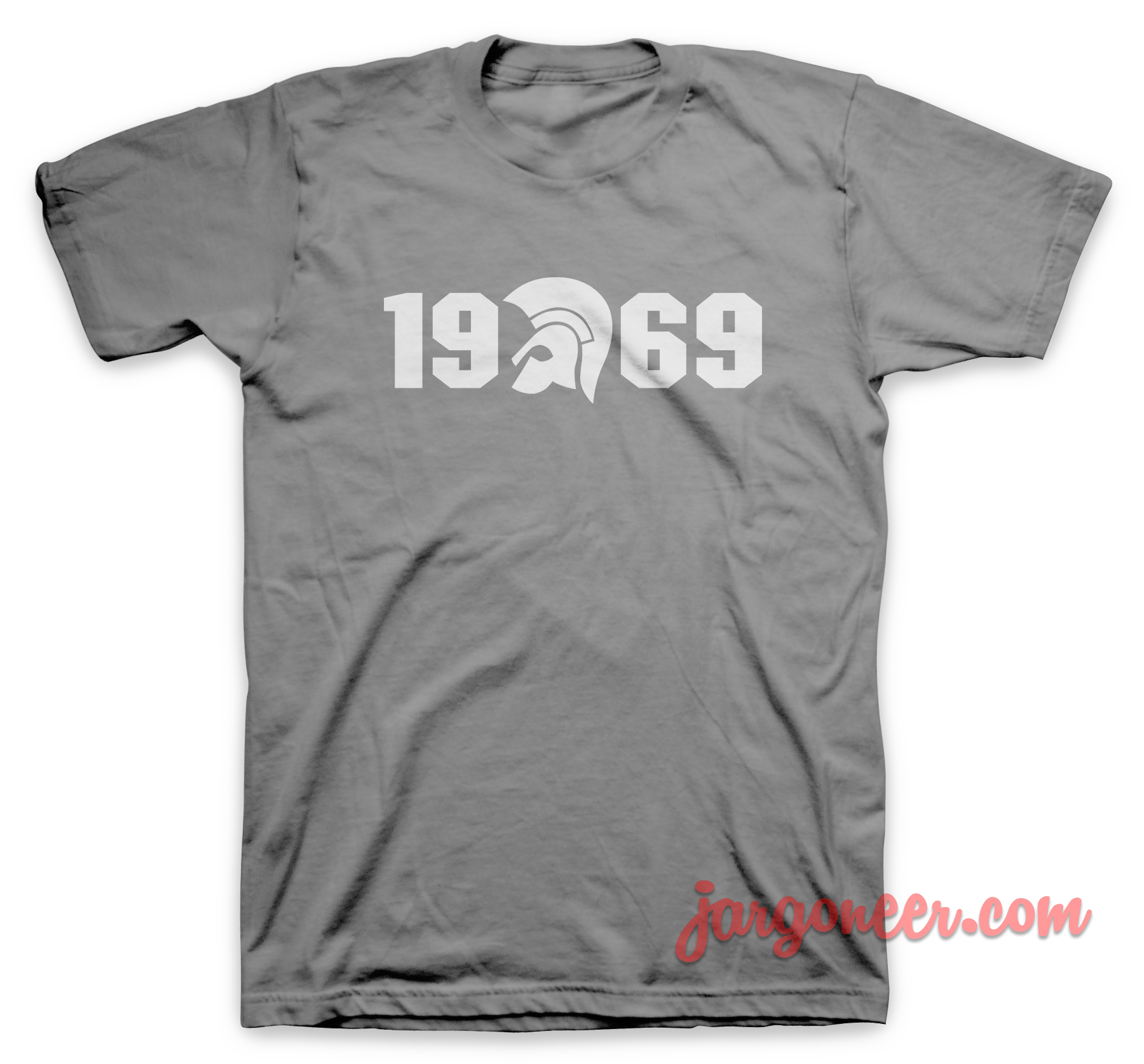 Trojan 1969 Gray T Shirt - Shop Unique Graphic Cool Shirt Designs
