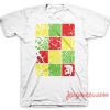 Trojan Checkboard White T-Shirt