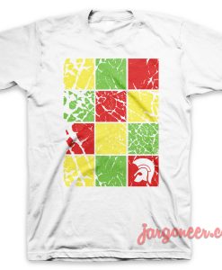 Trojan Checkboard White T Shirt 247x300 - Shop Unique Graphic Cool Shirt Designs