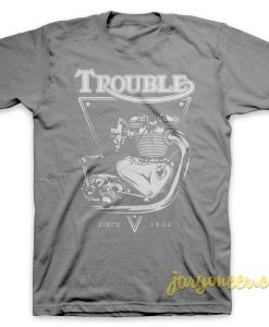 Trouble Engine Gray T Shirt 247x300 - Shop Unique Graphic Cool Shirt Designs