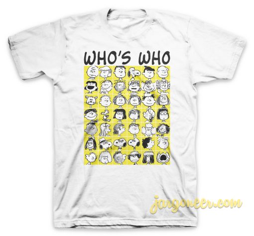 Who's Who T Shirt