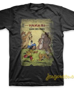 Yakari The Friend Of Ours Black T Shirt 247x300 - Shop Unique Graphic Cool Shirt Designs
