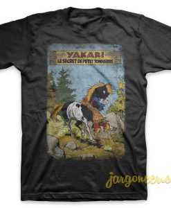 Yakari The Secret Little Thunder Black T Shirt 247x300 - Shop Unique Graphic Cool Shirt Designs