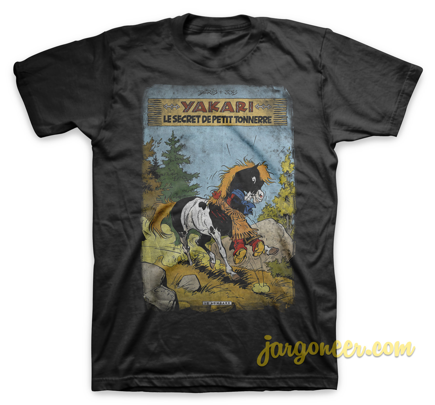 Yakari The Secret Little Thunder Black T Shirt - Shop Unique Graphic Cool Shirt Designs