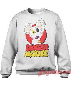 Danger Mouse White SS 247x300 - Shop Unique Graphic Cool Shirt Designs