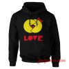 pacman love hoodie