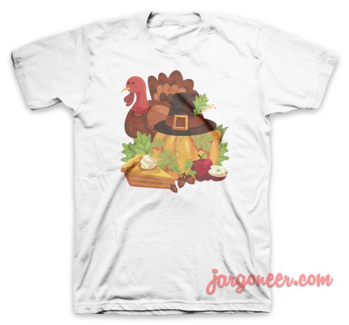 Happy Thanksgiving Elements T Shirt