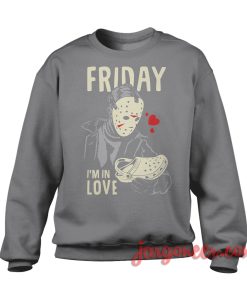 Horror In Love Sweatshirt Cool Designs Ready For Men's or Women's