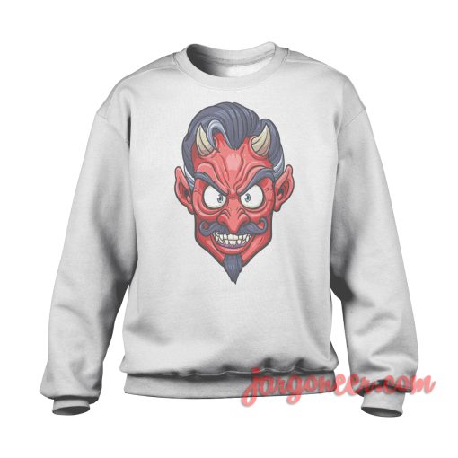 The Face Of The Devil Sweatshirt Cool Designs