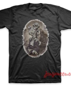Zombie Couple Black T Shirt 247x300 - Shop Unique Graphic Cool Shirt Designs